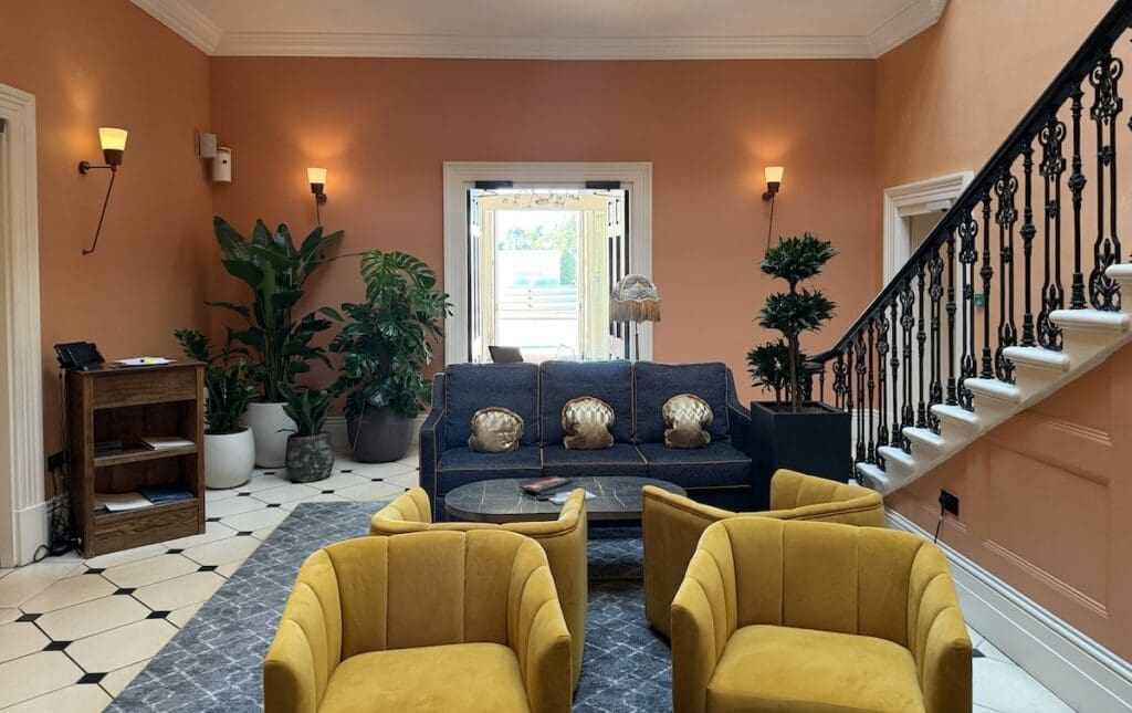 Seaham Hall lobby entrance