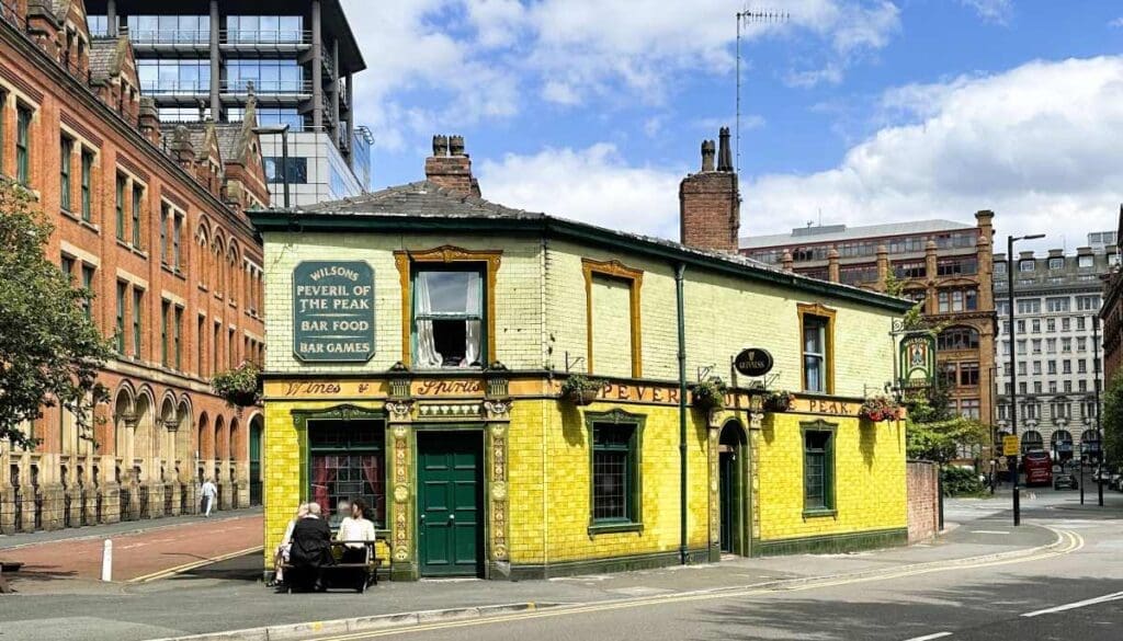 Aloft By Marriott Manchester is close by to the Peveril of the Peak pub
