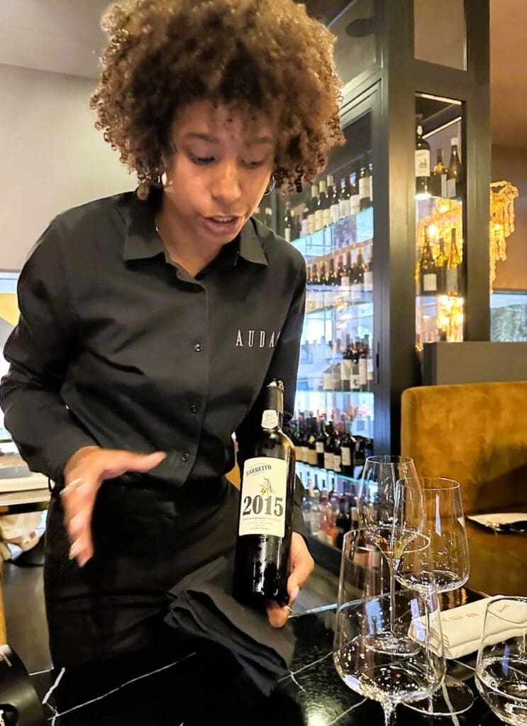 Audax sommelier with Madeira Wine pairing