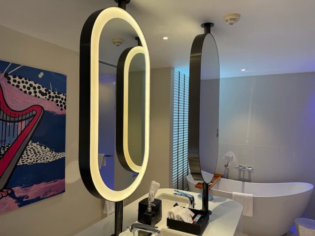 Bathroom at Hard Rock Hotel Crossroads Maldives