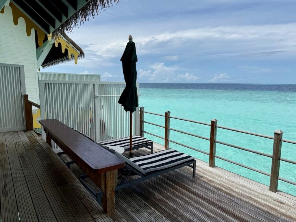 Deck at SAii Lagoon villa - Crossroads Maldives