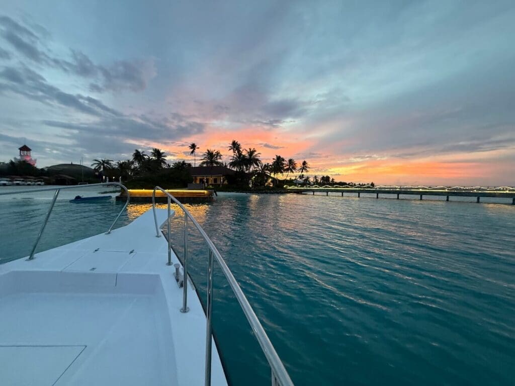 Sunset boat trip Crossroads Maldives