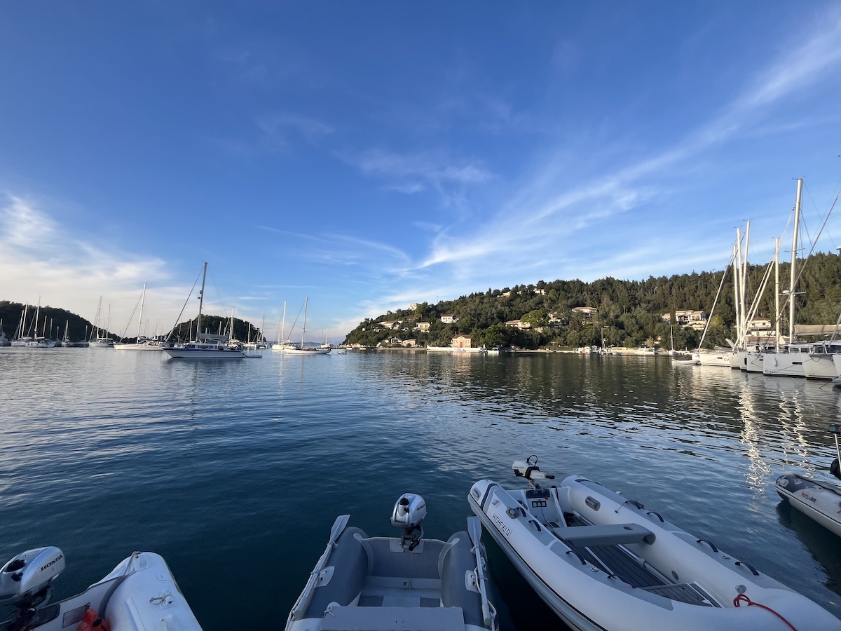 The bay at Lakka, Paxos