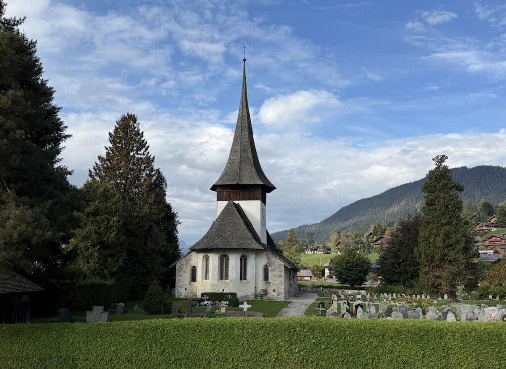 Rougemont church Alpes Vaudoises