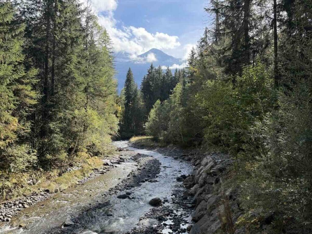 Walk by the river Les Diablerets Alpe Vaudoises